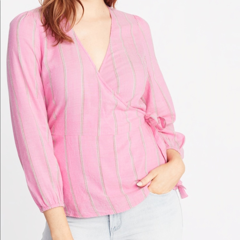 NWT OLD NAVY WRAP TOP